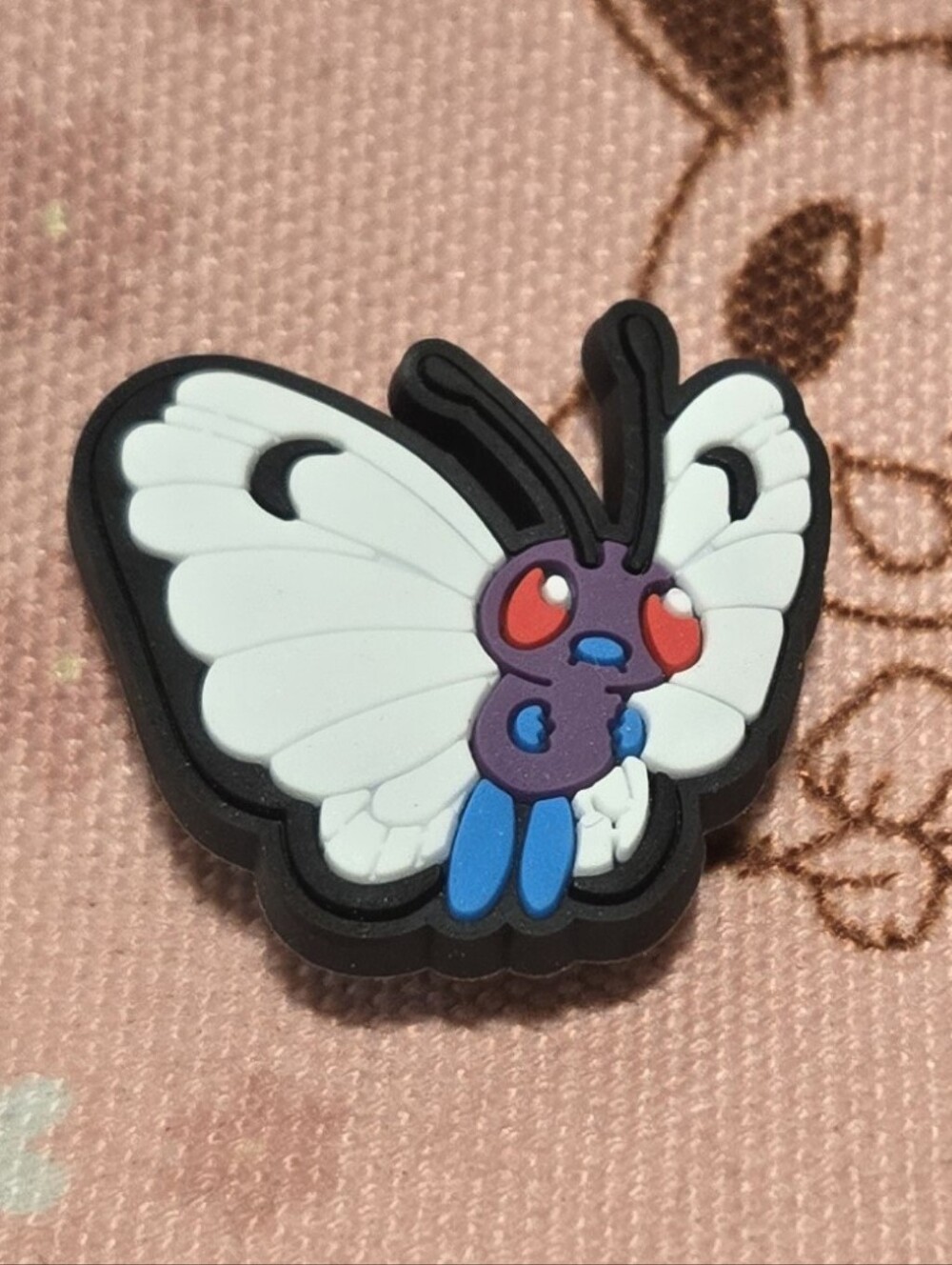 3/$10 Butterfree Purple Butterfly Croc Charm